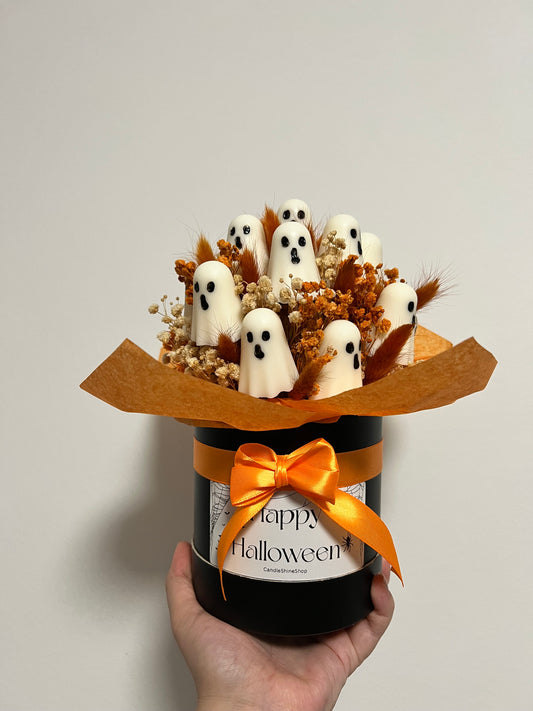 Halloweenbox Orange / Schwarz
