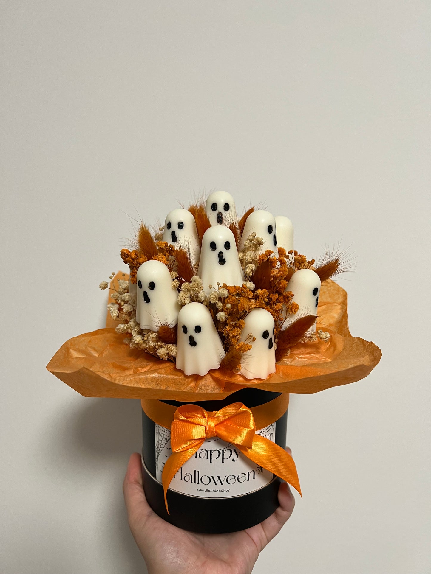 Halloweenbox Orange / Schwarz