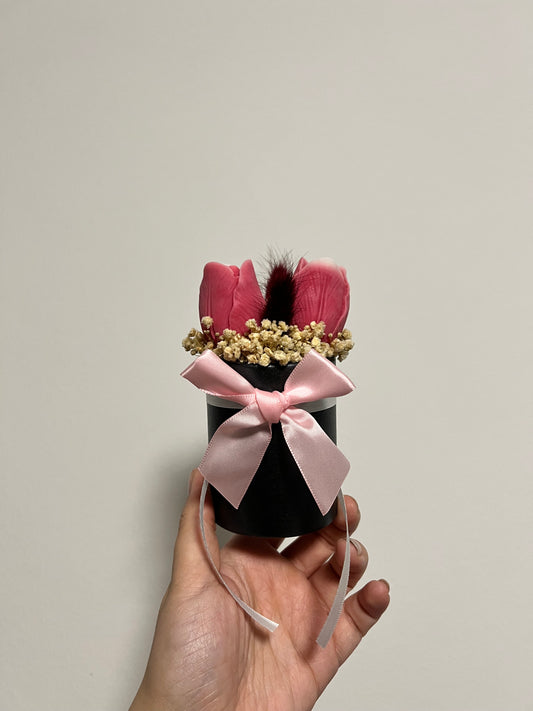 Flowerbox-Mini Rot / Schwarz