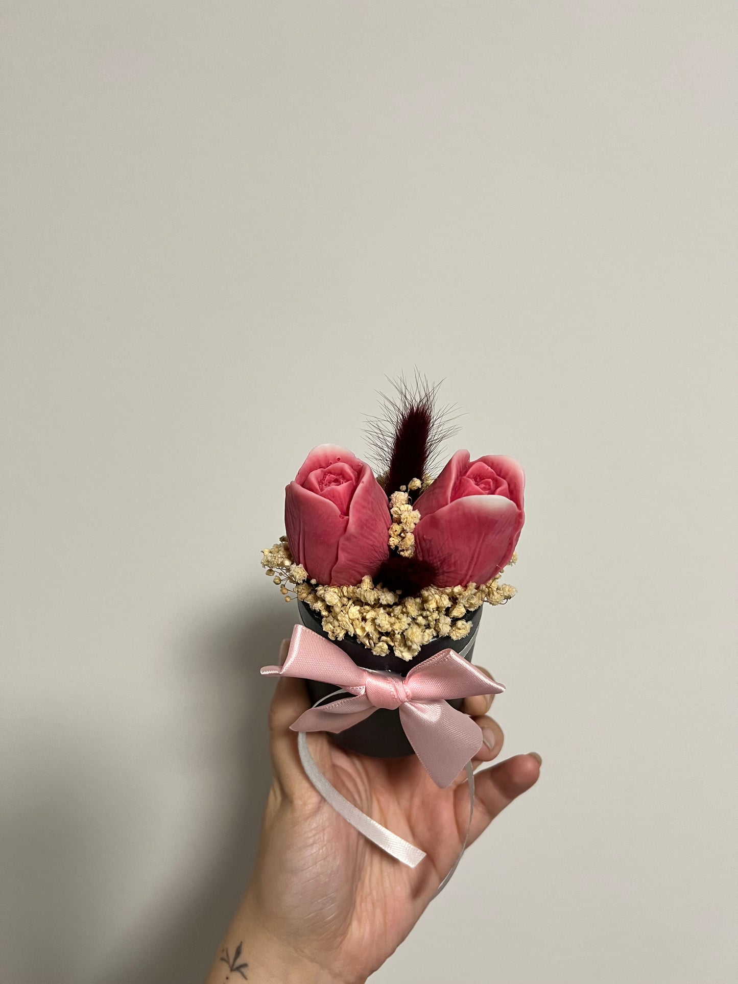 Flowerbox-Mini Rot / Schwarz