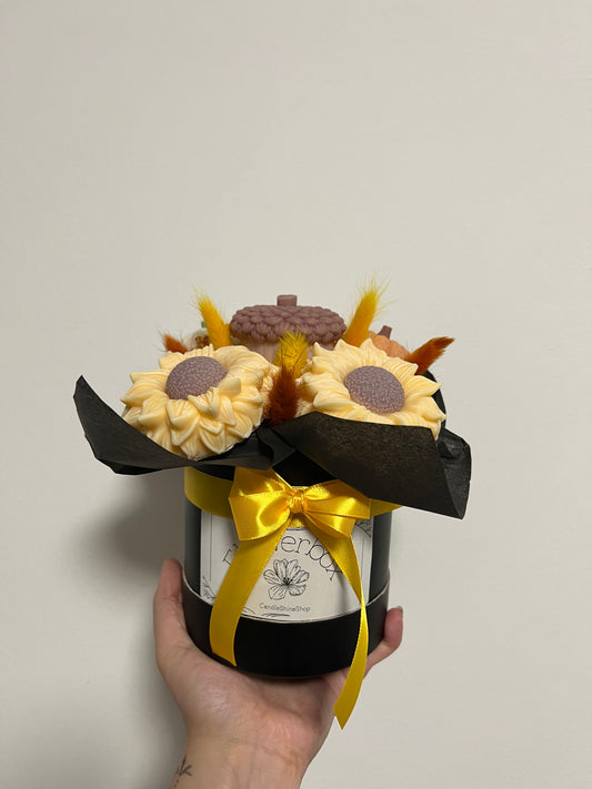 Herbst-Flowerbox Gelb / Schwarz
