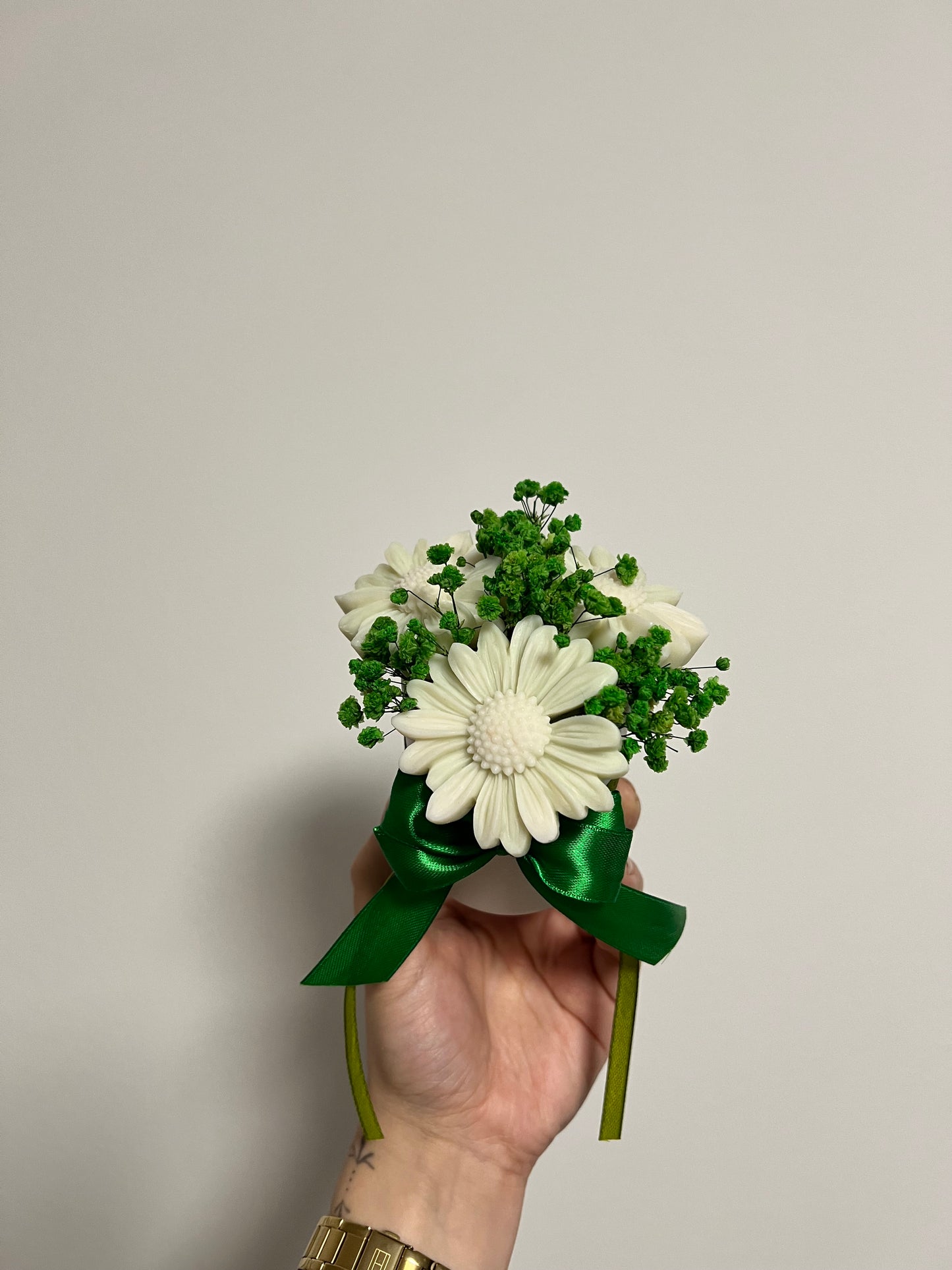 Flowerbox-Mini Pistazie / Weiß